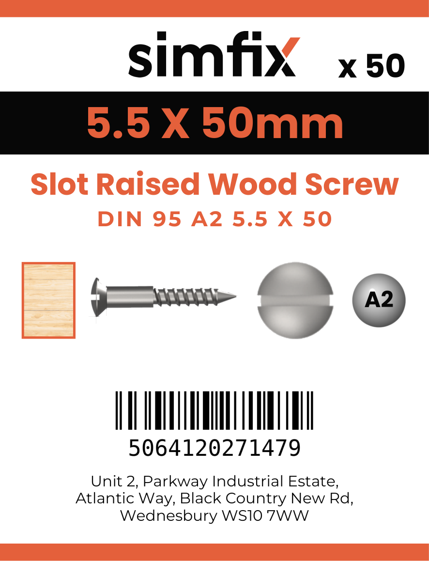 Simfix product label - 95A255050-T