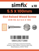 Simfix product label - 95A255100-D