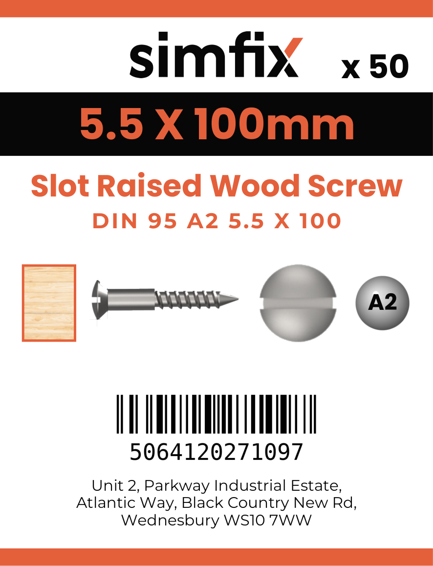 Simfix product label - 95A255100-T