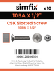 Simfix product label - 963A110BA013-D