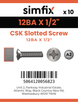 Simfix product label - 963A112BA013-D