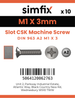 Simfix product label - 963A201003-D