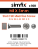 Simfix product label - 963A201003-T