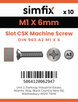 Simfix product label - 963A201006-D