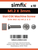 Simfix product label - 963A2012003-D