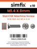 Simfix product label - 963A2014008-D