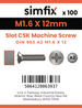 Simfix product label - 963A2016012-T