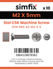 Simfix product label - 963A202005-D