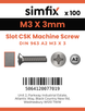 Simfix product label - 963A203003-T