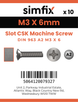 Simfix product label - 963A203006-D