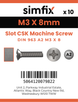 Simfix product label - 963A203008-D