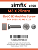 Simfix product label - 963A203025-T