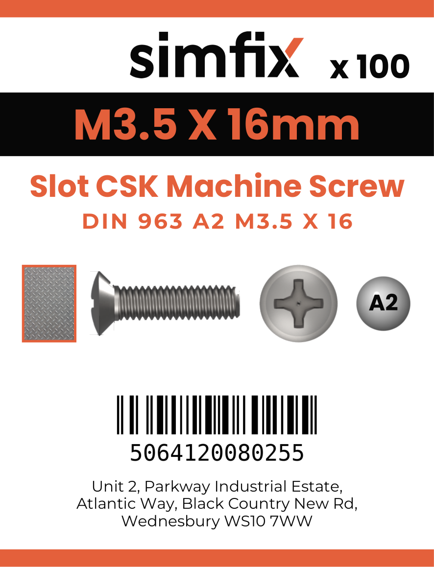 Simfix product label - 963A2035016-T