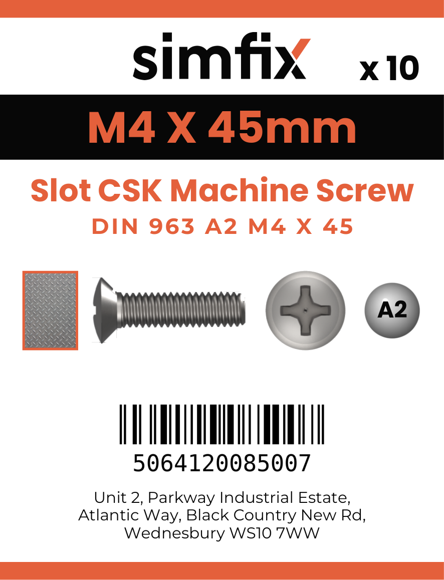 Simfix product label - 963A204045-D
