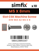 Simfix product label - 963A205008-D