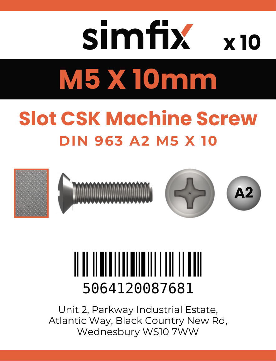 Simfix product label - 963A205010-D