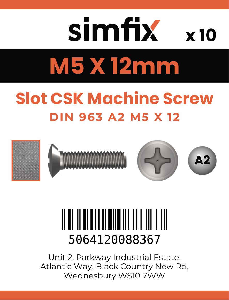 Simfix product label - 963A205012-D