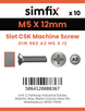 Simfix product label - 963A205012-D