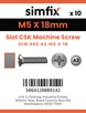 Simfix product label - 963A205018-D