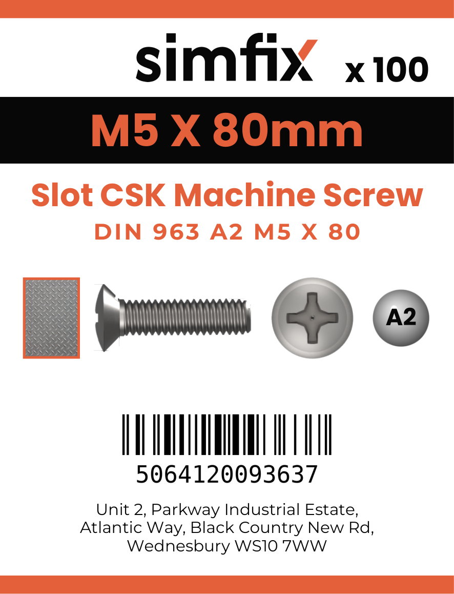 Simfix product label - 963A205080-T