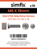 Simfix product label - 963A206018-D