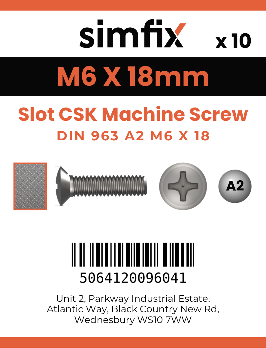 Simfix product label - 963A206018-D