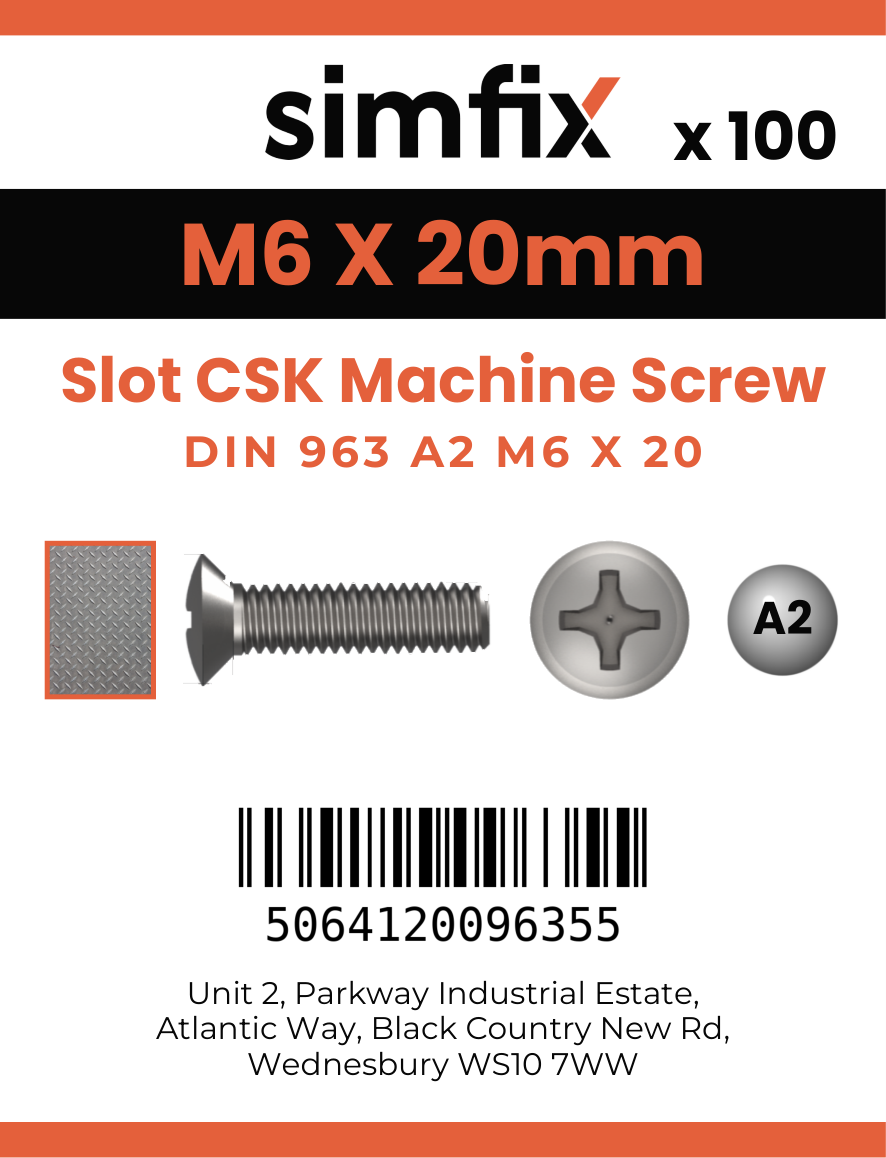 Simfix product label - 963A206020-T