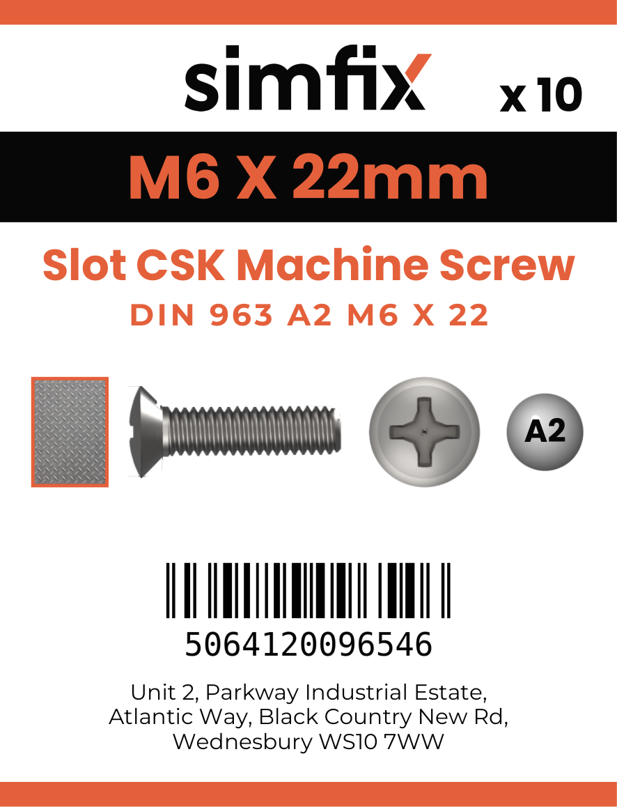 Simfix product label - 963A206022-D