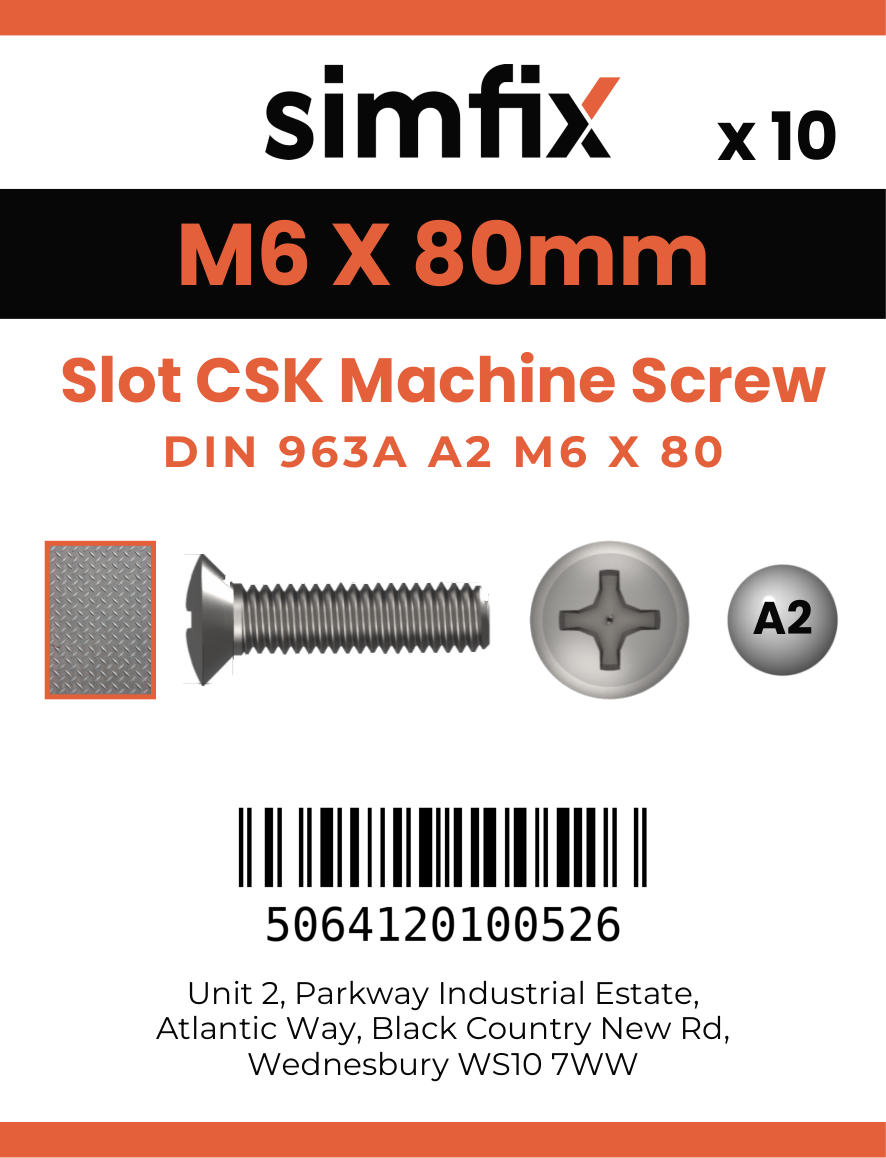 Simfix product label - 963A206080-D