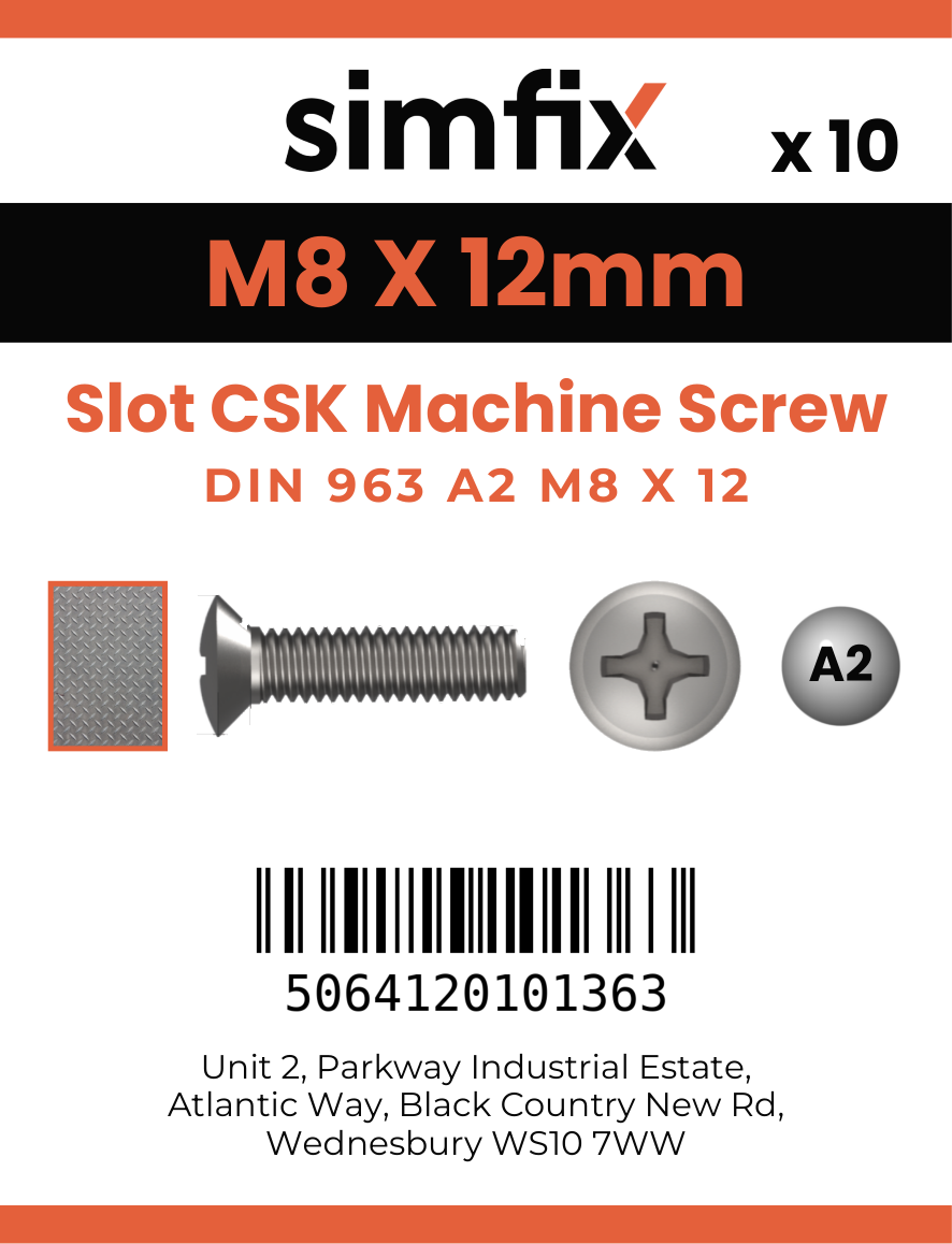 Simfix product label - 963A208012-D