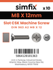 Simfix product label - 963A208012-D