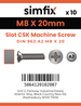 Simfix product label - 963A208020-D