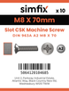 Simfix product label - 963A208070-D