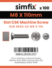 Simfix product label - 963A208110-T