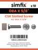 Simfix product label - 963A20BA016-D