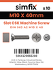 Simfix product label - 963A210040-D