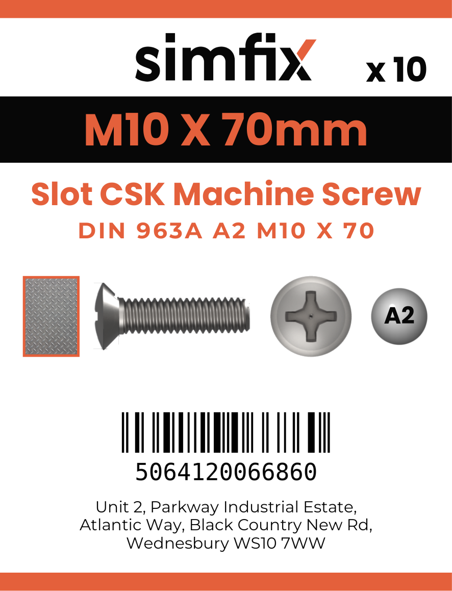 Simfix product label - 963A210070-D