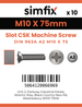 Simfix product label - 963A210075-D