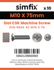 Simfix product label - 963A210075-D