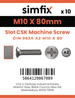 Simfix product label - 963A210080-D