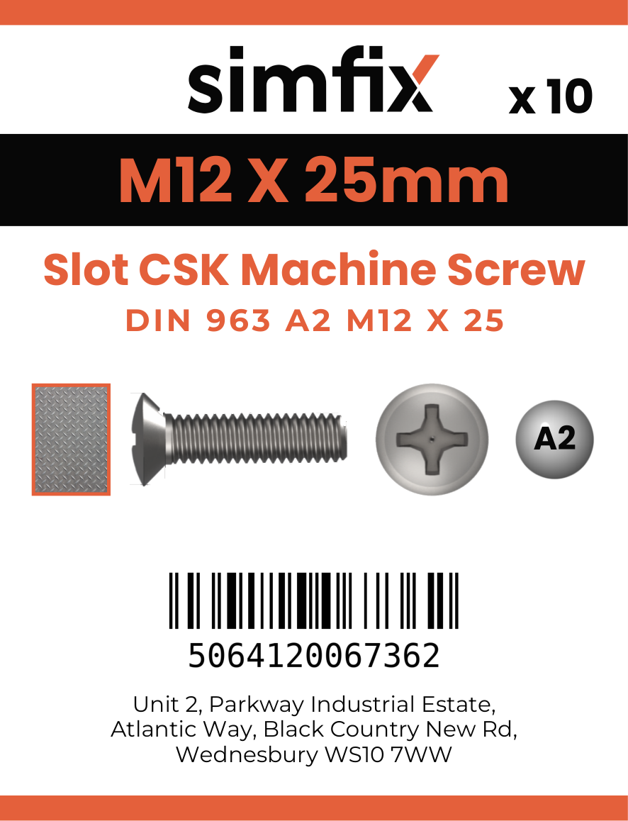 Simfix product label - 963A212025-D
