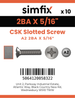 Simfix product label - 963A22BA008-D