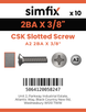 Simfix product label - 963A22BA010-D