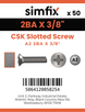 Simfix product label - 963A22BA010-T
