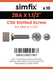Simfix product label - 963A22BA038-D