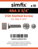 Simfix product label - 963A24BA019-D