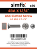 Simfix product label - 963A24BA032-D
