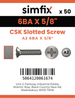 Simfix product label - 963A26BA016-T