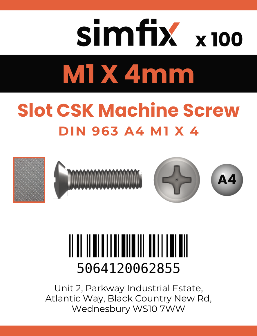 Simfix product label - 963A401004-T