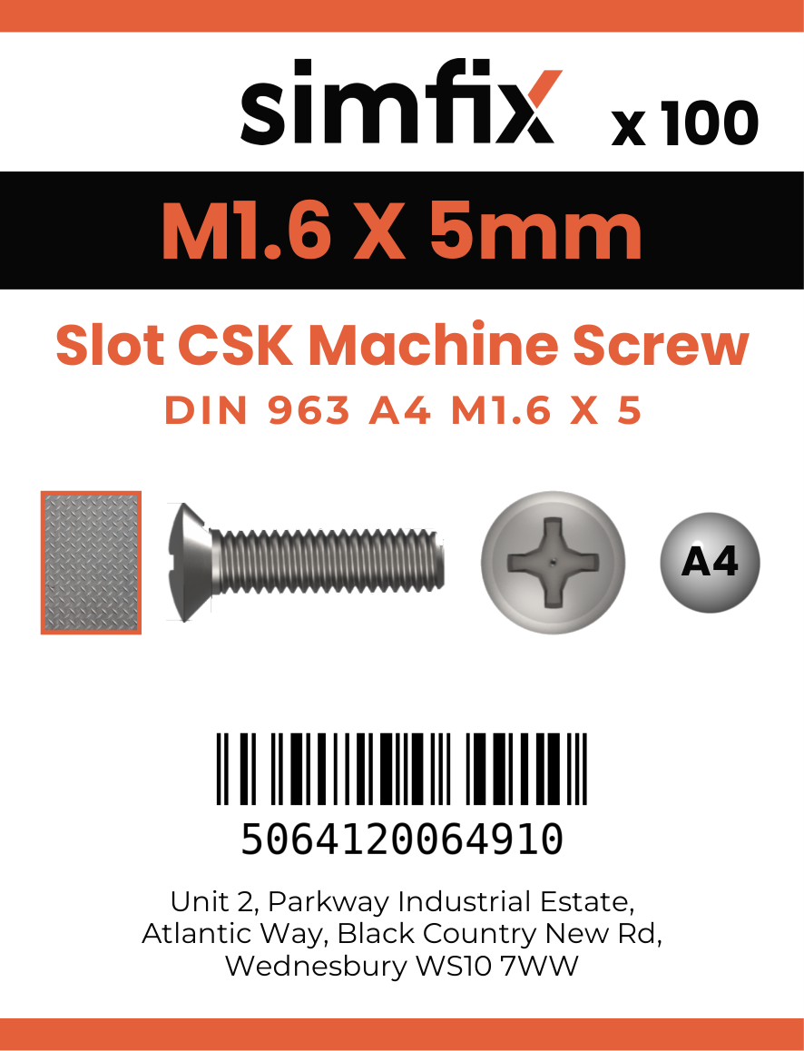 Simfix product label - 963A4016005-T
